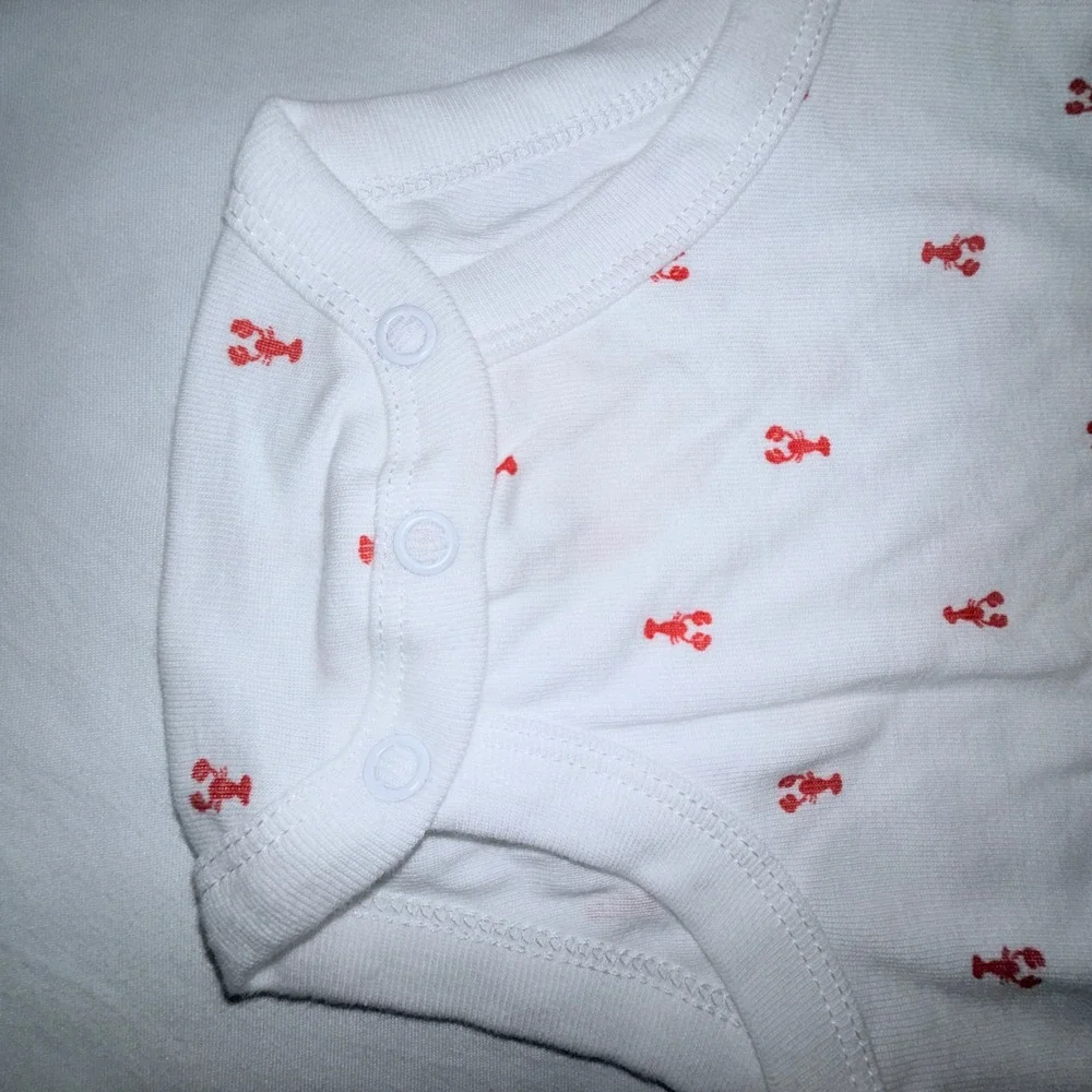 Carter's‎ Just One You 3pc Outfit Set Kids 12M Red White New Lobster Nautical